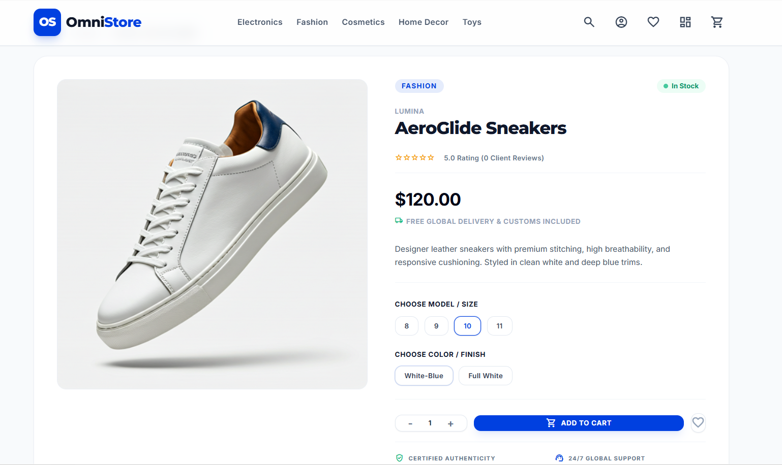 OmniStore — Product Page