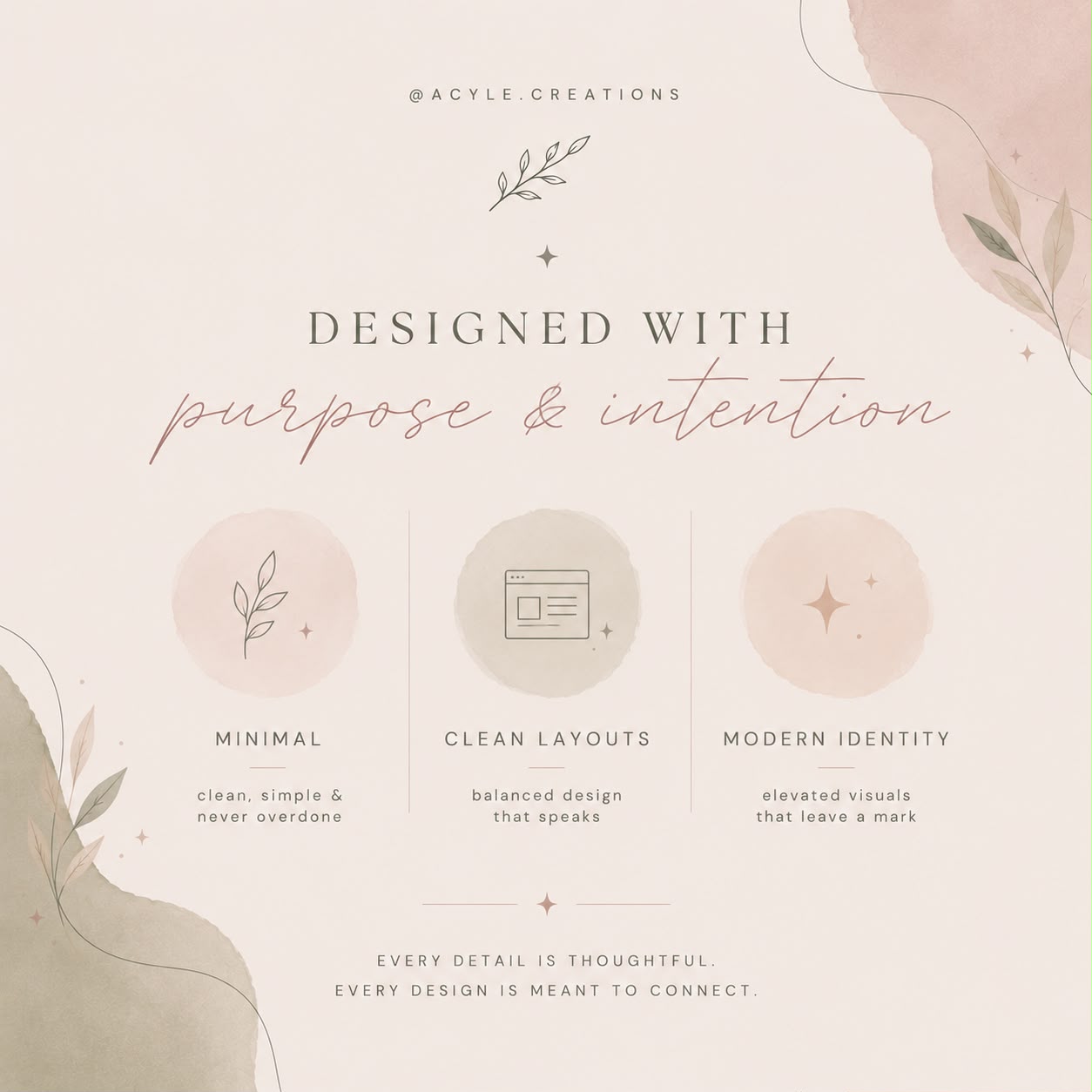 Our ethos — intentionality and craftsmanship